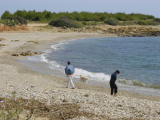 Strand beim Castello Gibas