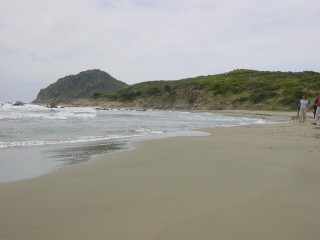 Strand beim Capo Feraxi