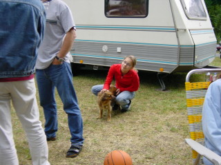 Colina mit Hund Bruno