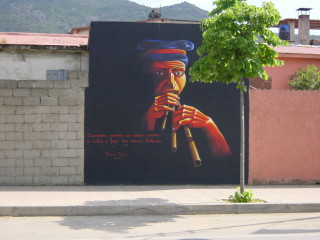 Wandmalerei in Muravera