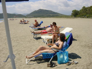 so schn leer msste der Strand immer sein